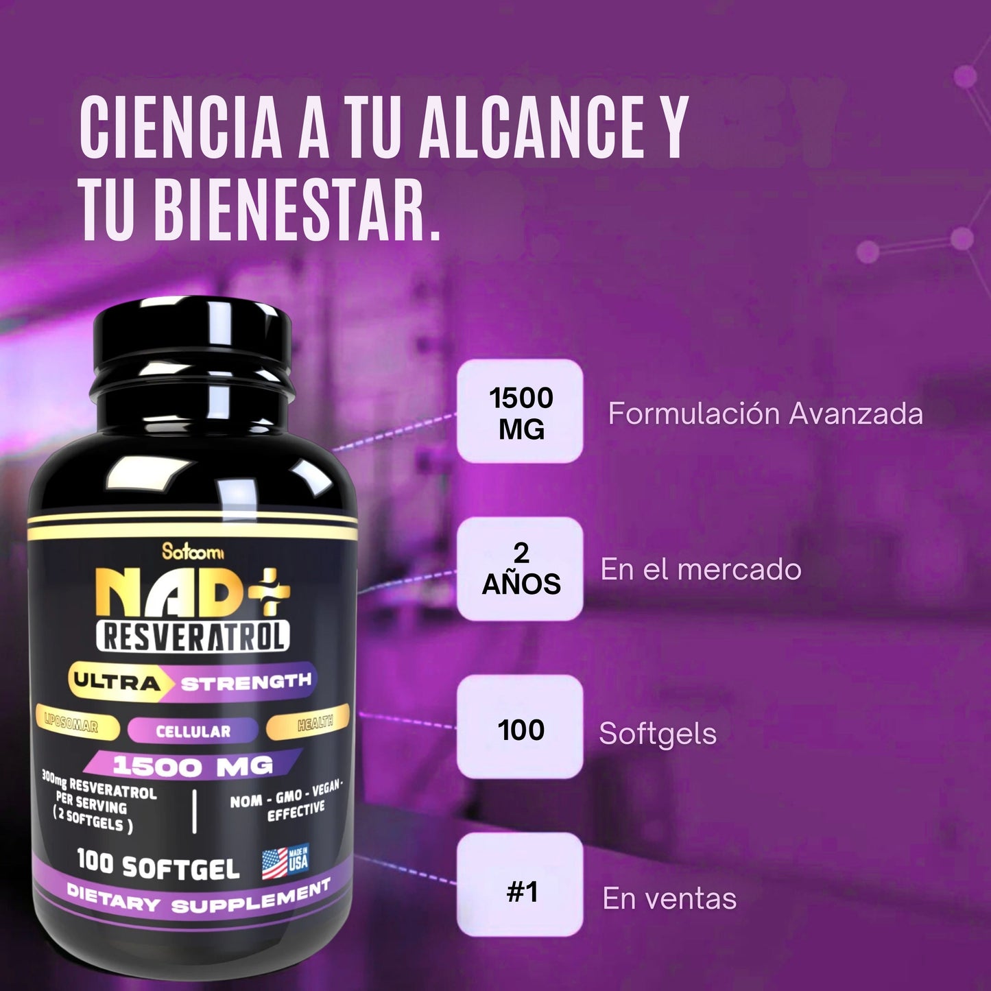 NAD + resveratrol mas obsequio